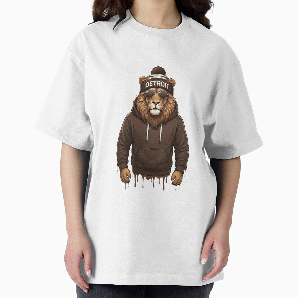 Cool Lion Streetwear Design – Urban Style Lion with Hoodie & Sunglasses | Aesthetic Animal Art by MyStore2025