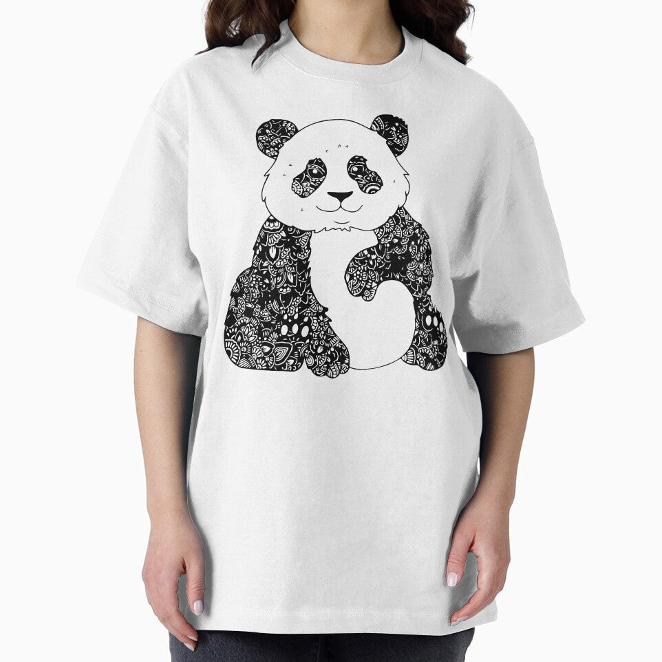 Cute Panda Mandala Doodles by MandalaApparel