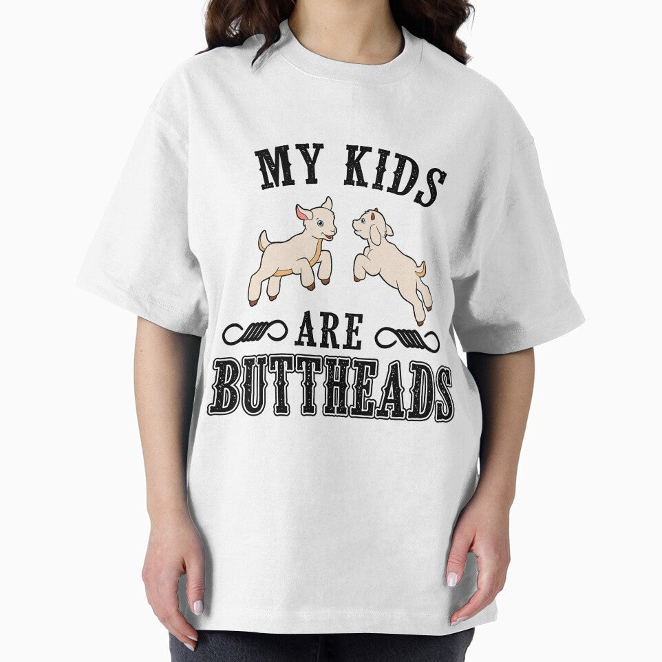 My kids are buttheads funny goat t-shirt goat awesome gift for men and women with Christmas by Titmit