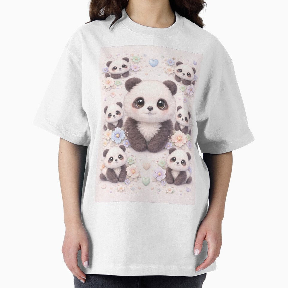 Cute Pastel Panda Aesthetic Phone Case | Kawaii Panda Floral Pattern | Adorable Panda Design by StickerMoodLab