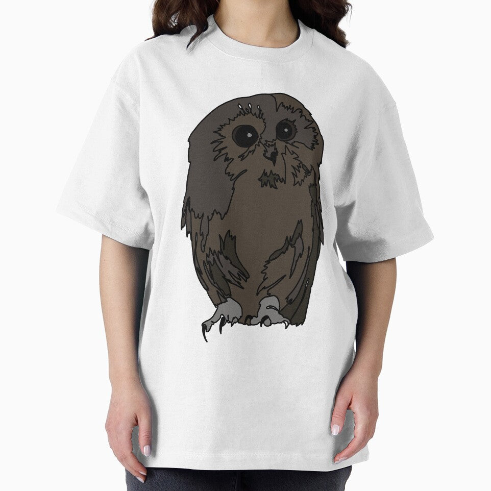 Cute and Curious shy owl night by Ashley’sAnimalz