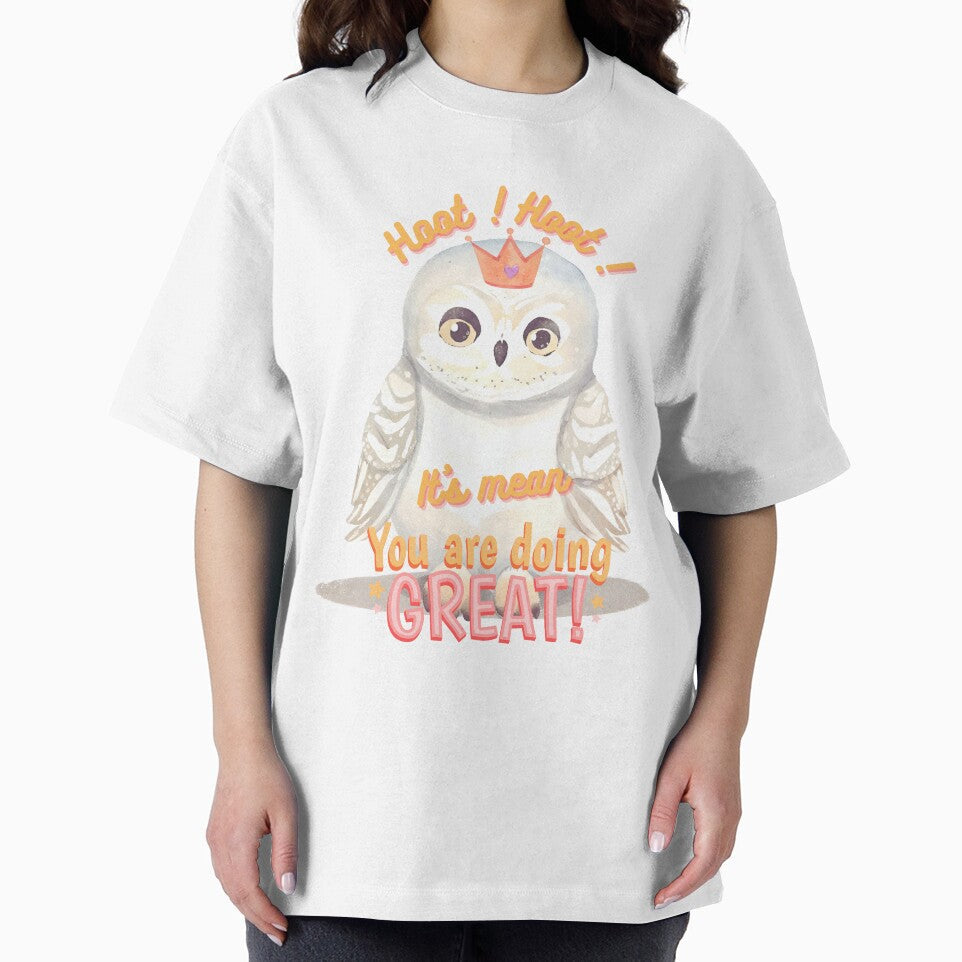 A cute snowy owl shows what kindness looks like. by Dnop