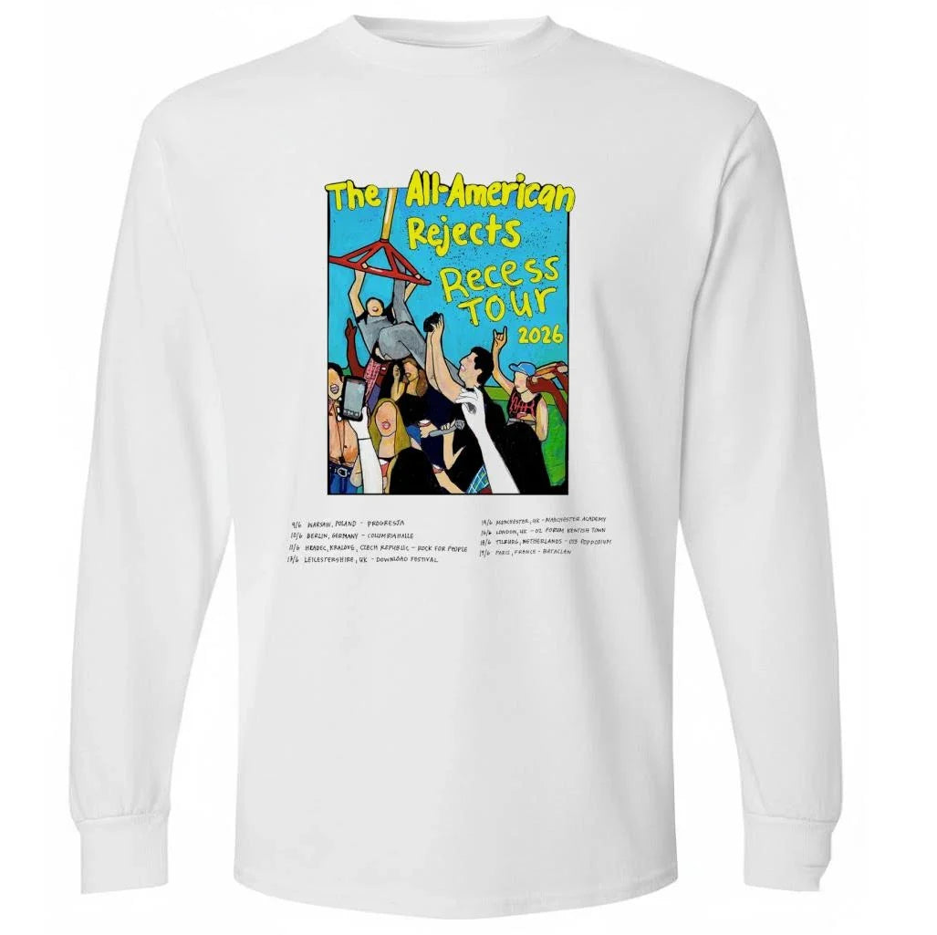 The All American Rejects Recess Tour 2026 Schedule Venue Dates Shirt