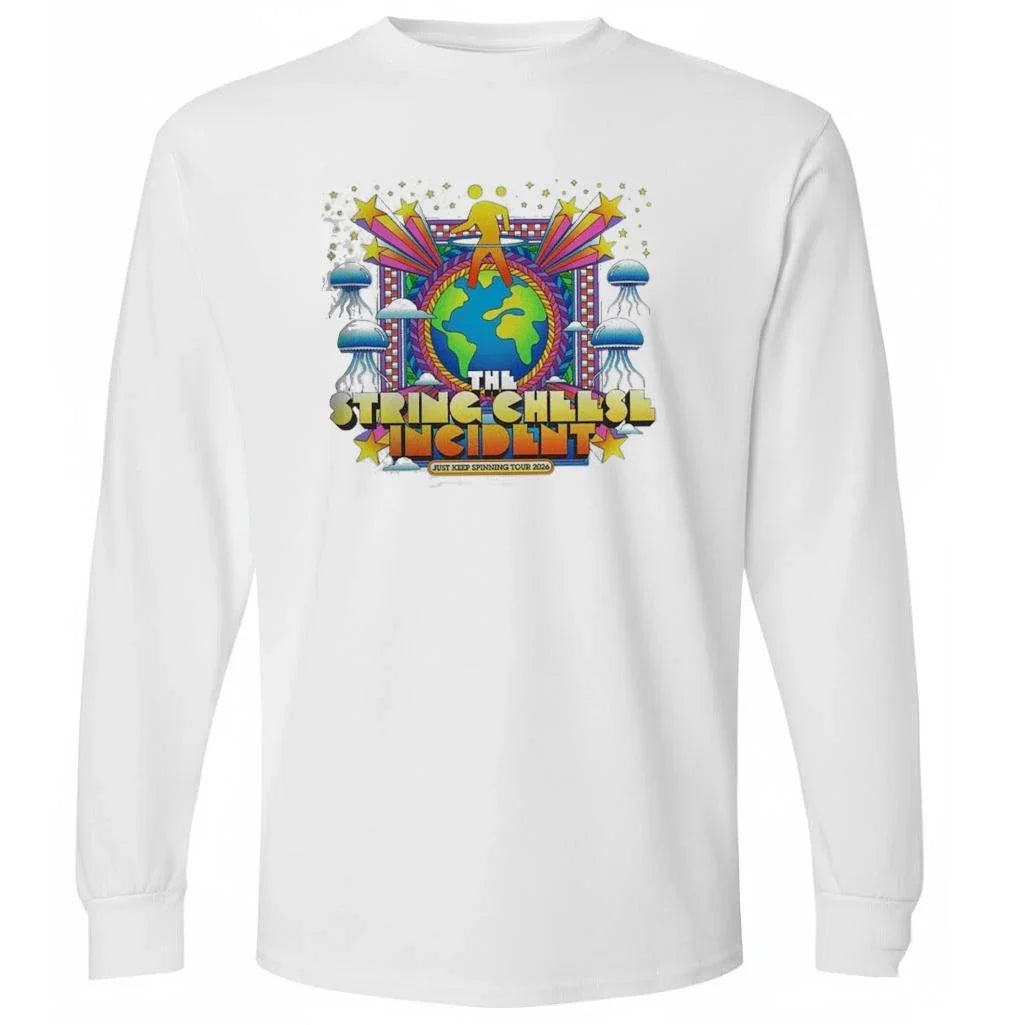 The String Cheese Incident Just Keep Spinning Tour 2026 North America Schedule Dates Shirt