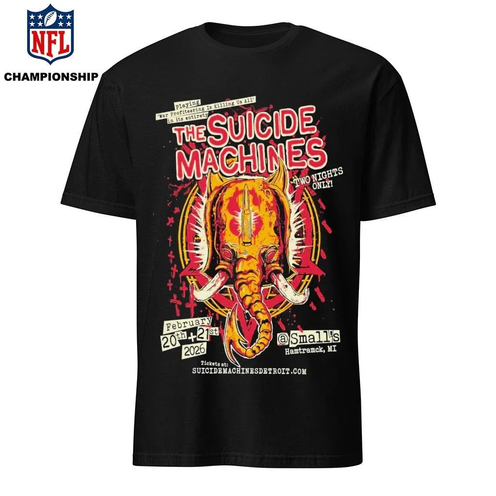 The Suicide Machines Feb 20-21, 2026 Small’s Hamtramck, MI Poster Shirt