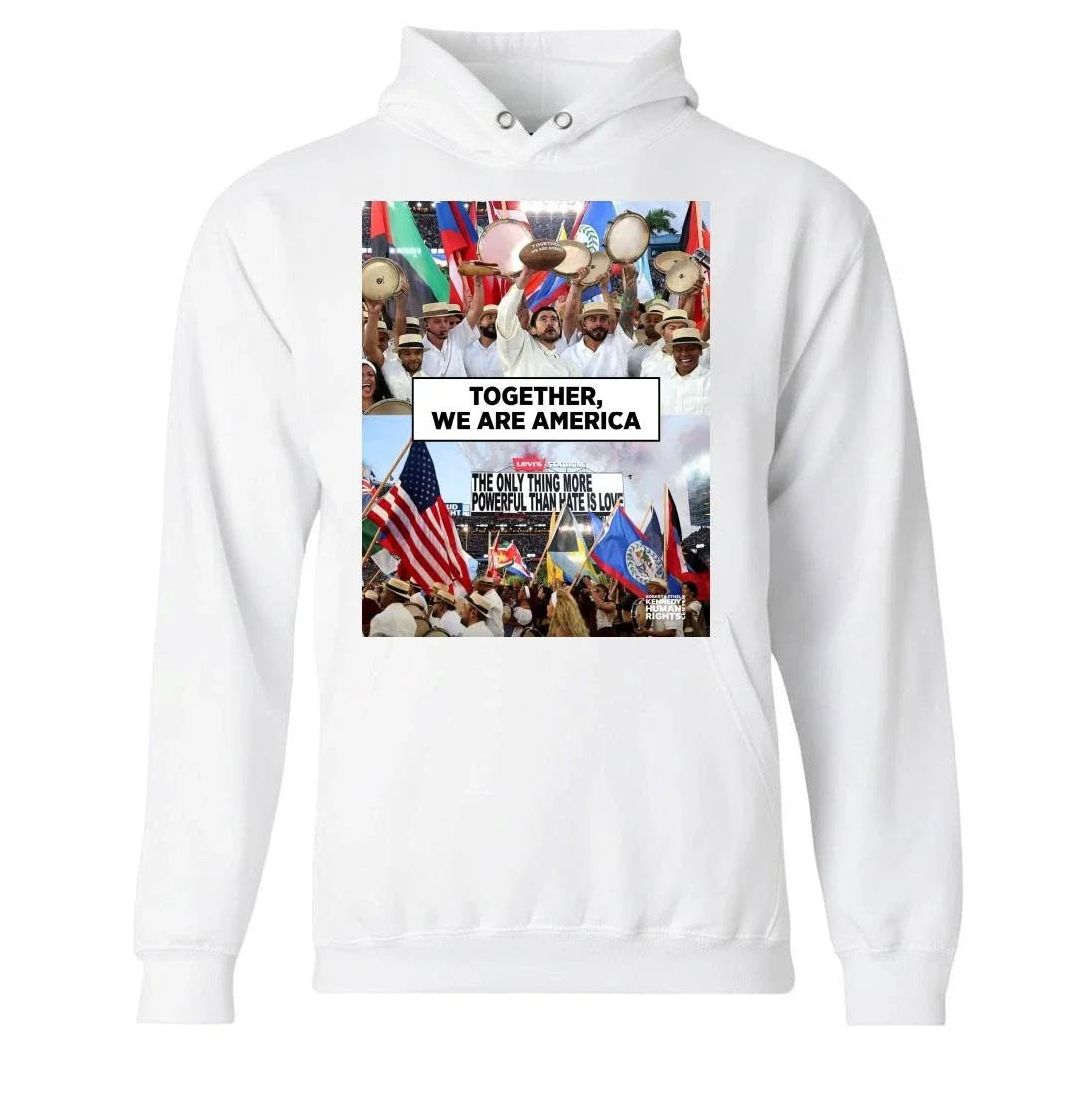 Together We Are America The Only Thing More Powerful Than Hate Is Love Shirt