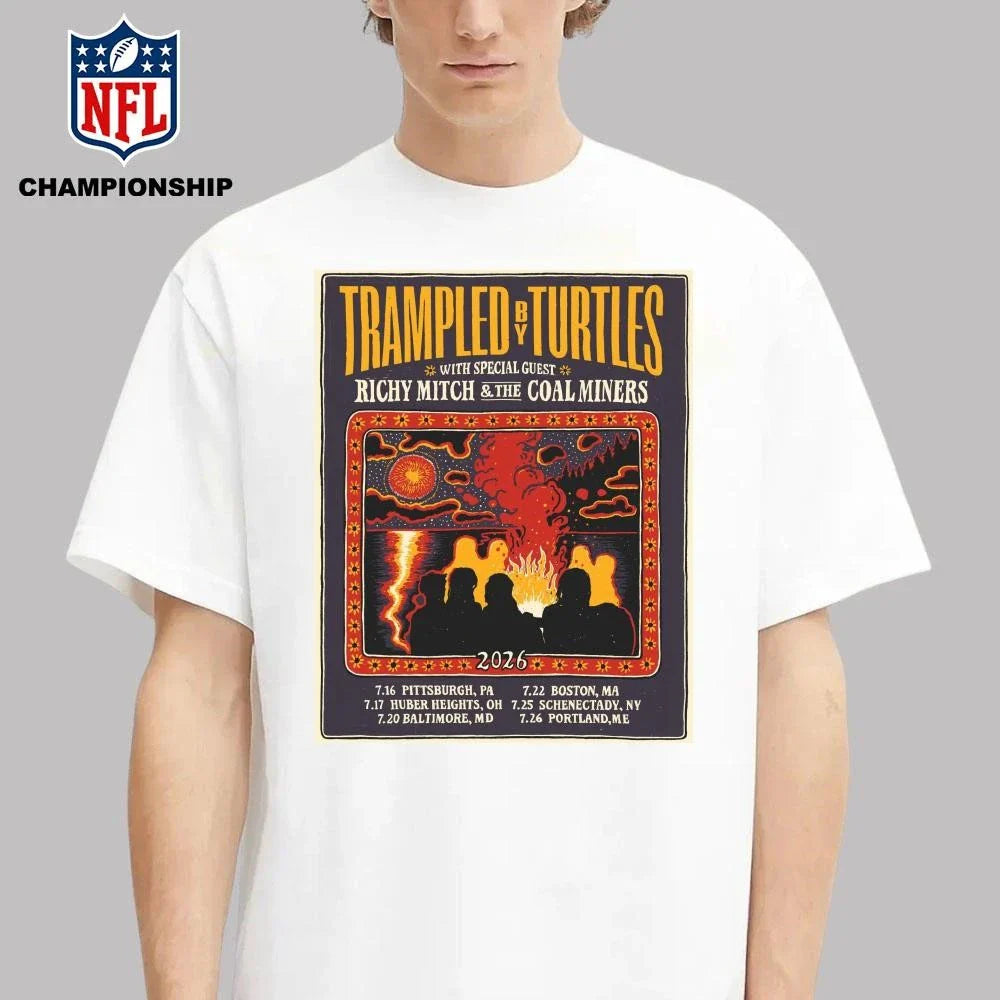 Trampled by Turtles RMCM x Farm Aid Tour 2026 Poster Shirt