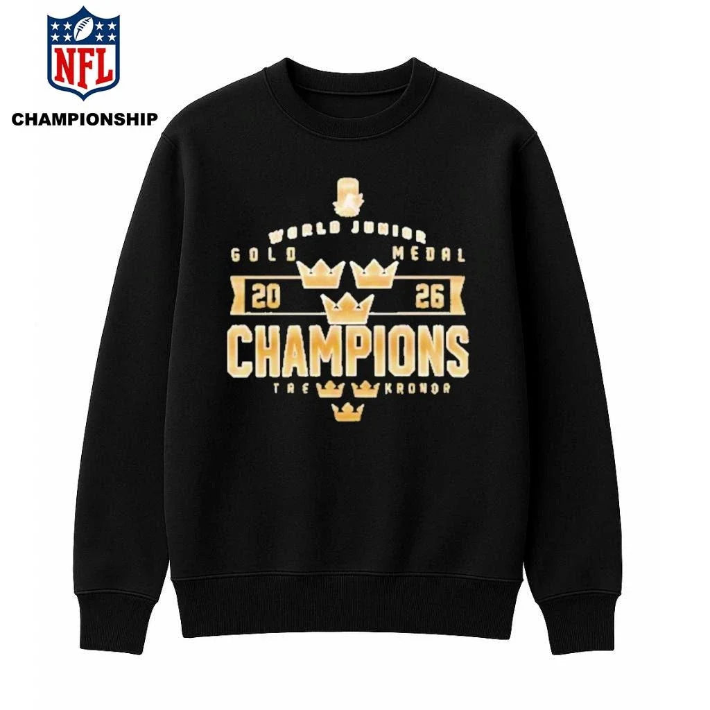 Tre Kronor World Juniors Gold Medal 2026 Champions Shirt