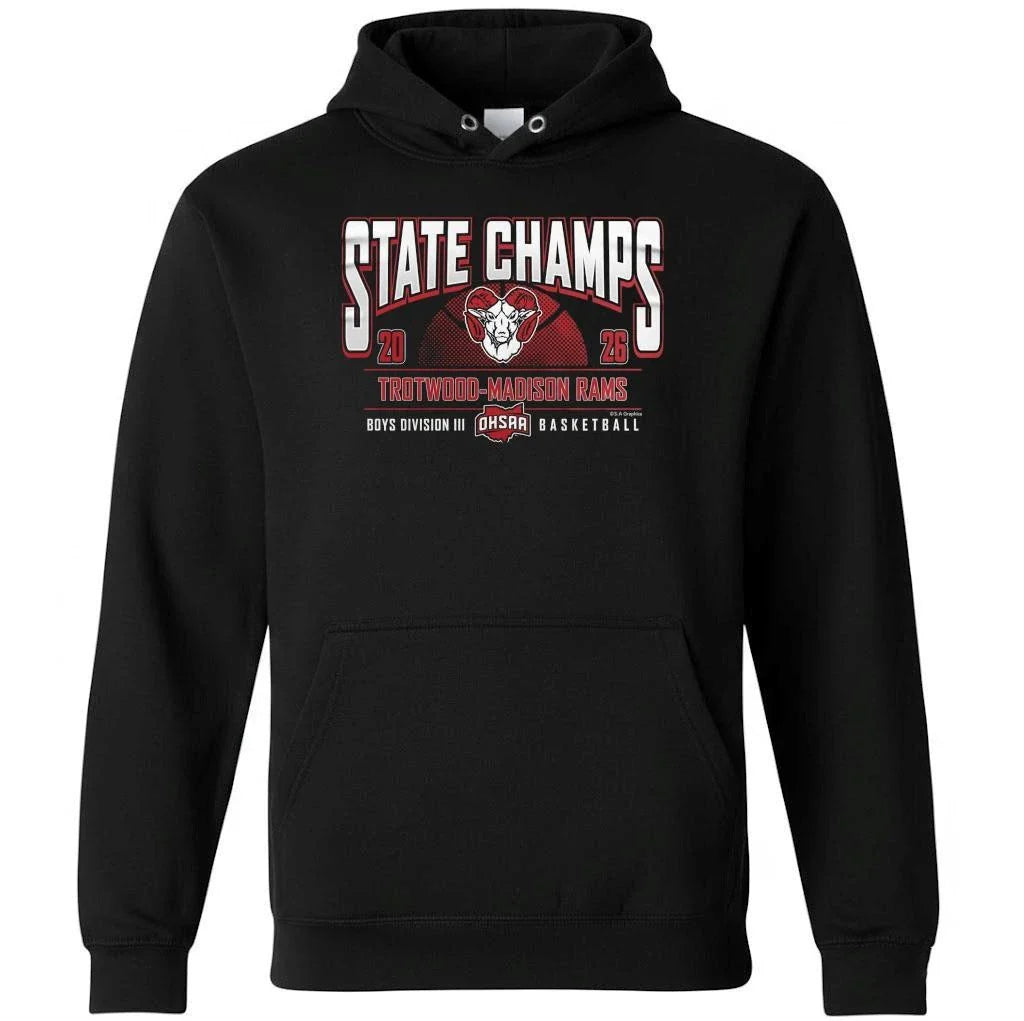 Trotwood Rams 2026 OHSAA Boys Basketball D3 State Champions Shirt