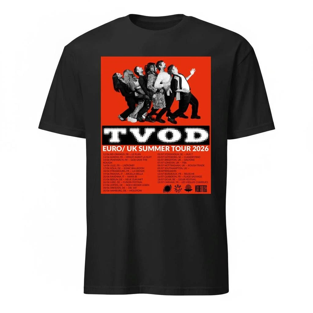 TVOD 2026 Summer Tour Europe UK Poster Shirt