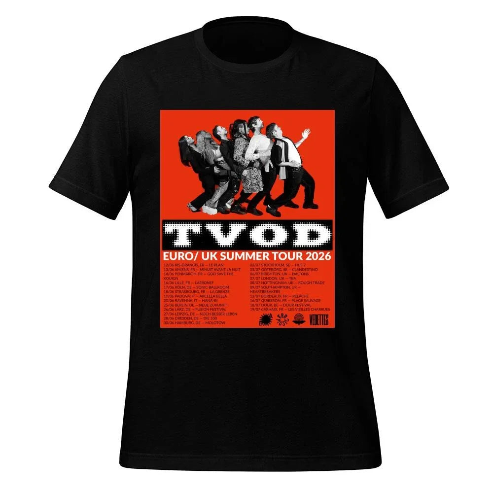 TVOD 2026 Summer Tour Europe UK Poster Shirt