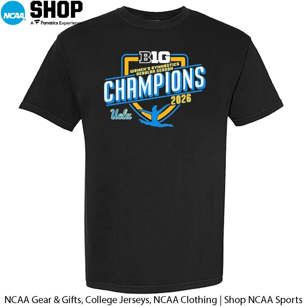 UCLA Bruins 2026 Big Ten Women’s Gymnastics Regular Season Champions T-Shirt