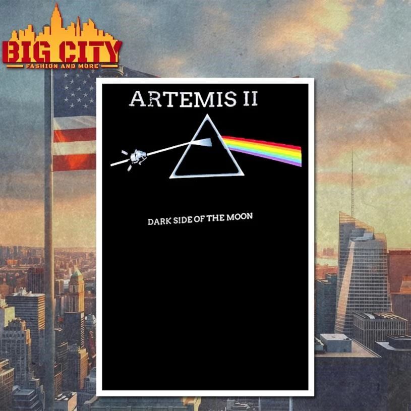Artemis II Dark Side of the Moon Space Mission 2026 Shirt