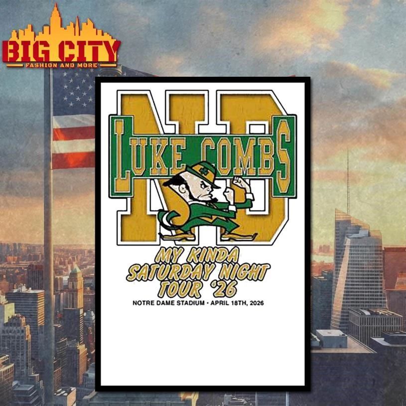 Luke Combs Exclusive Notre Dame Shirt