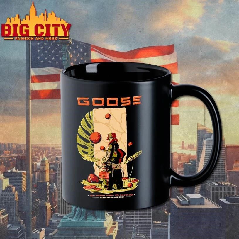 Goose The Band Event Tee At War Memorial Auditorium In Fort Lauderdale FL On April 15 16 2026 Home Decor Poster Shirt