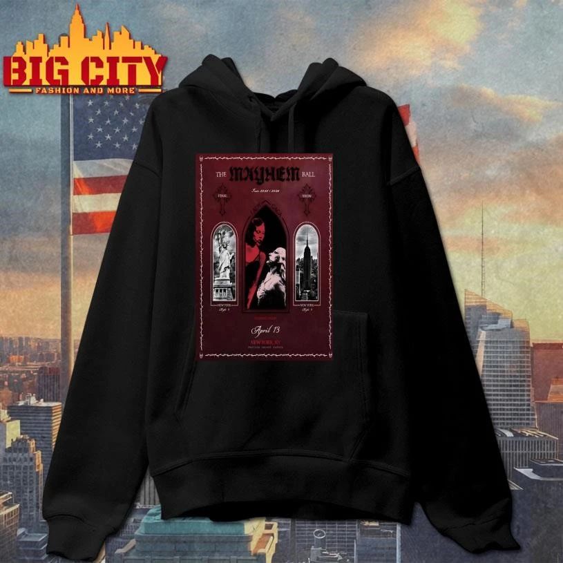 Lady Gaga The Mayhem Ball Tour MSG New York On Apr 13 2026 Poster Shirt