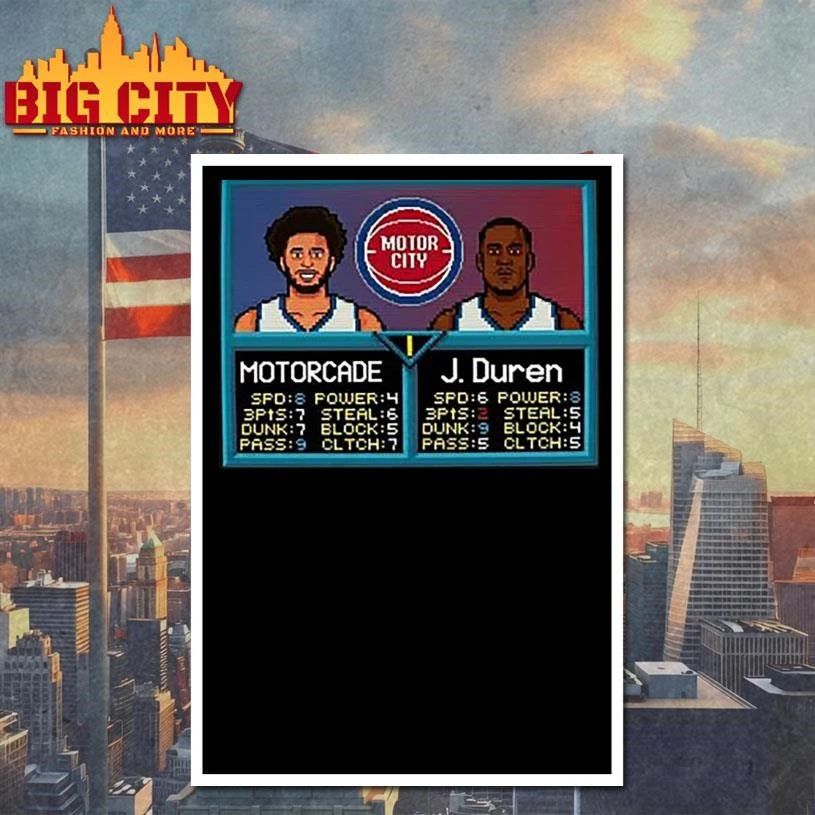 Detroit Pistons NBA Jams Shirt