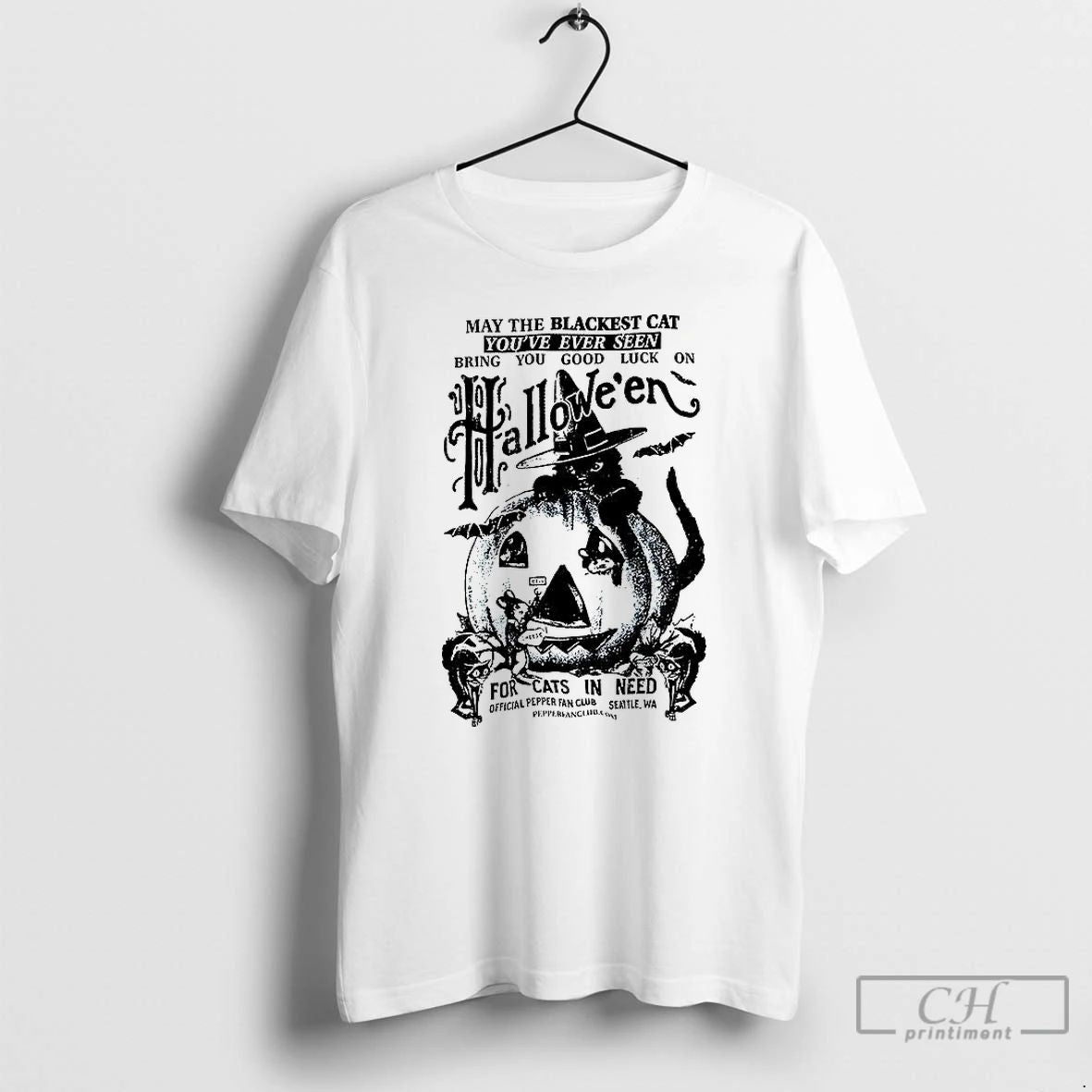 Classic Halloween May The Blackest Cat T Shirts