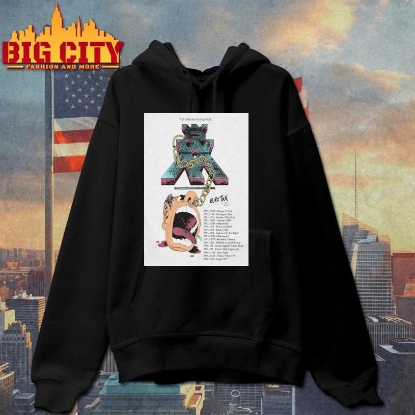 Wet Dream War Machine Euro 2026 Tour Poster Shirt