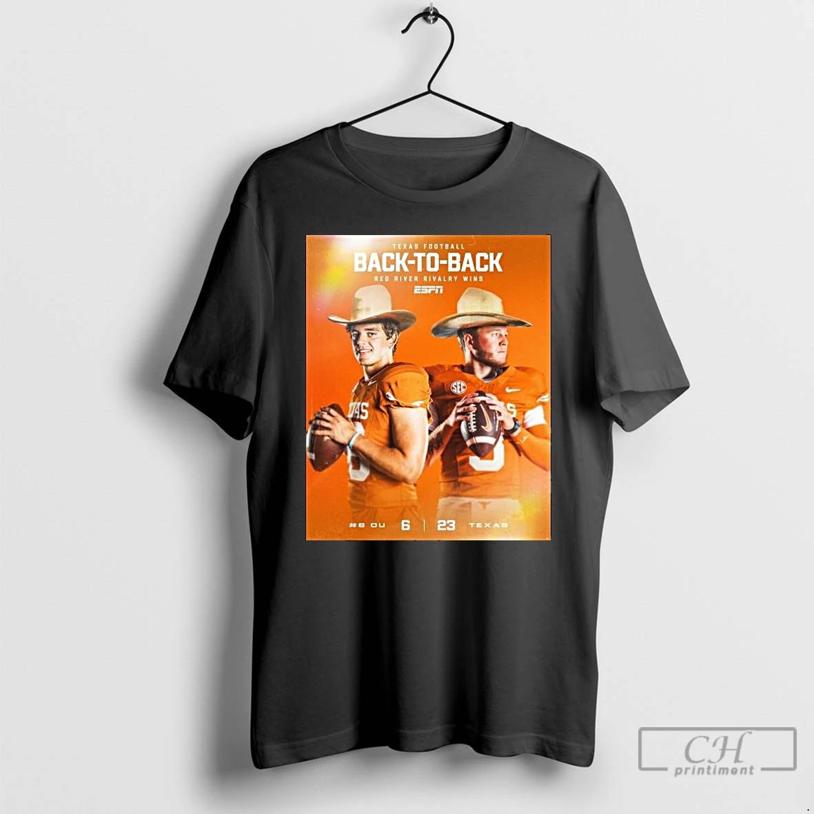 Classic Texas Football Back 2 Back Red River Rivalry Winners Beat Ou 2025 Long Sleve