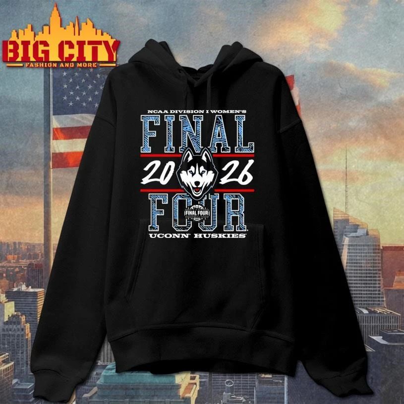 UConn Huskies NCAA Division I Women’s Basketball 2026 Final Four College Shirt