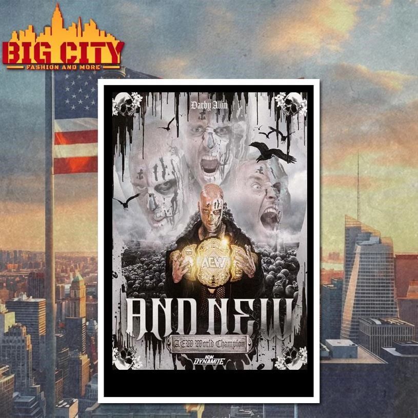 Darby Allin AEW Dynamite 2026 New AEW World Champion Home Decor Poster Shirt
