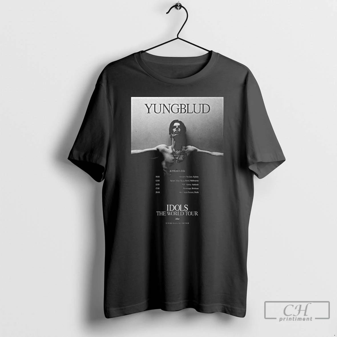 Classic Yungblud Australia Idols The World Tour 2026 Long Sleve T Shirts