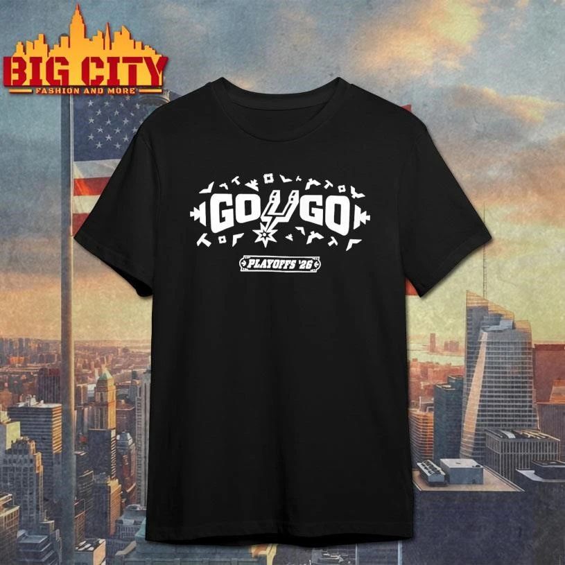 San Antonio Spurs Basketball Nba Playoffs 26 Go Spurs Go Shirt