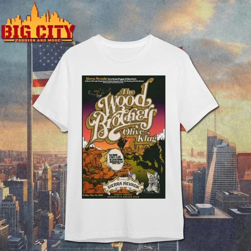 The Wood Brothers Pioneertown CA 5-1-2026 Poster Shirt
