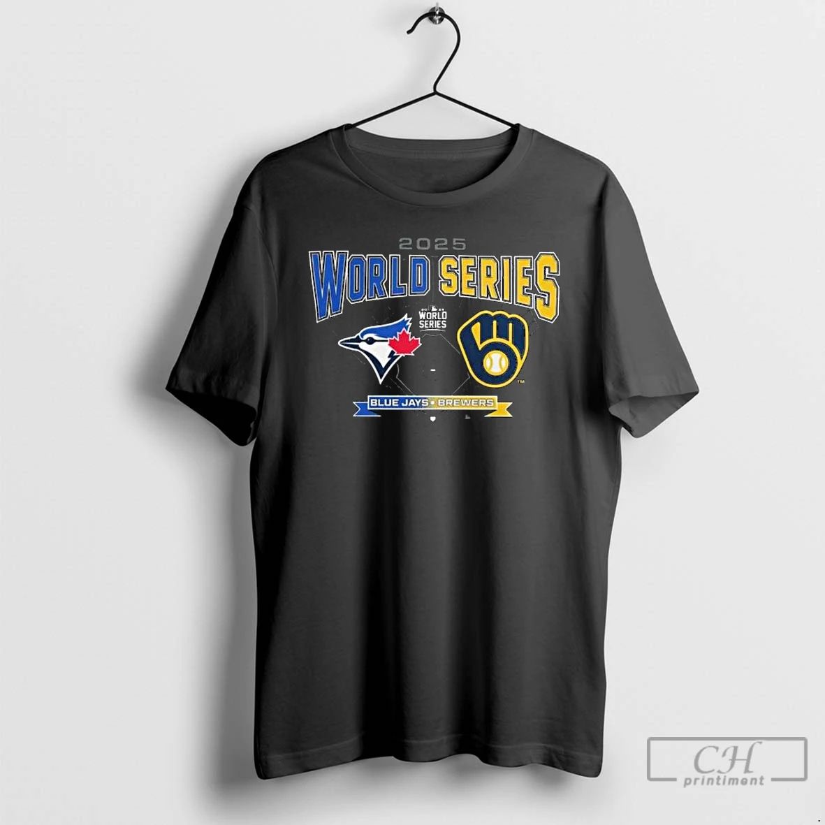 Classic Toronto Blue Jays Vs Milwaukee Brewers 2025 Mlb World Series Change Up Matchup Long
