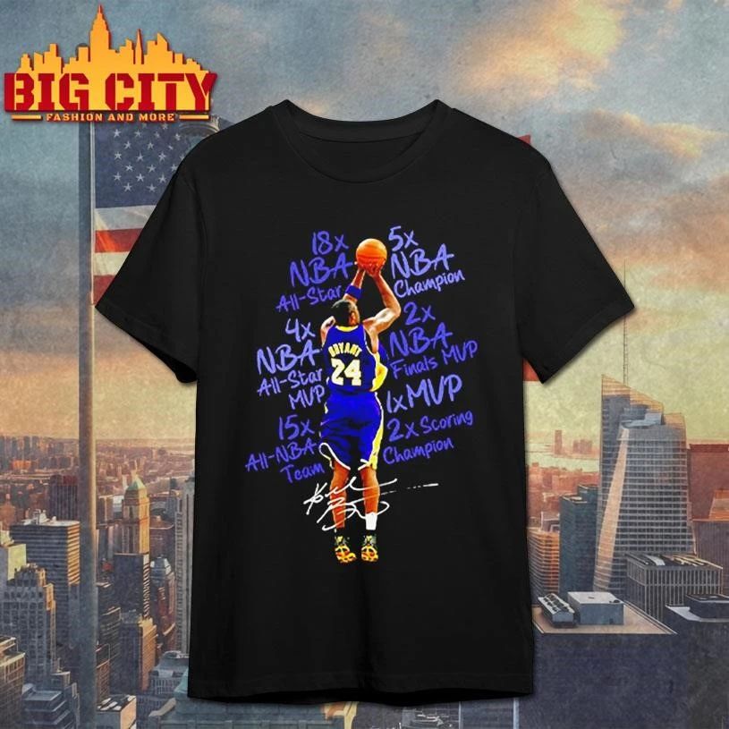 Kobe Bryant Achievements Signature Shirt