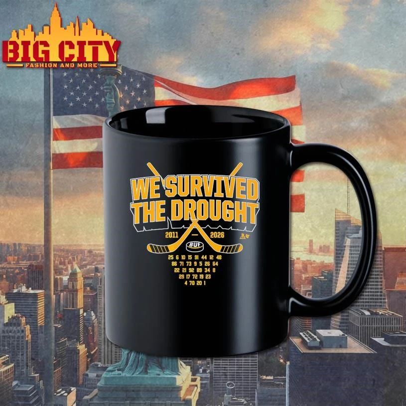 Buffalo Hockey We Survived the Drought Number Shirt