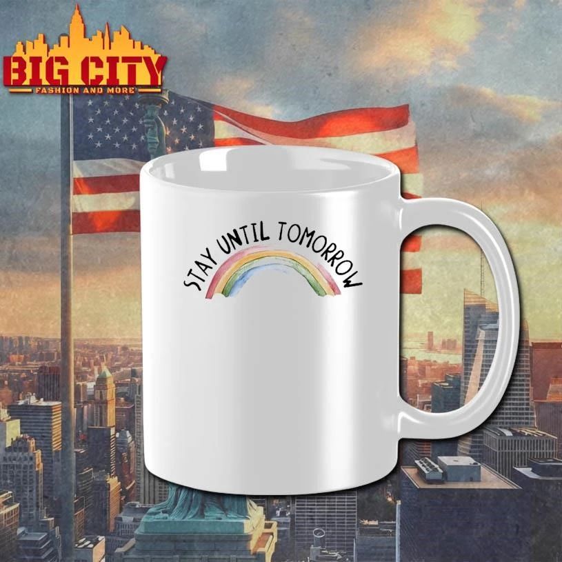 Stay Until Tomorrow Rainbow Water Color Shirt