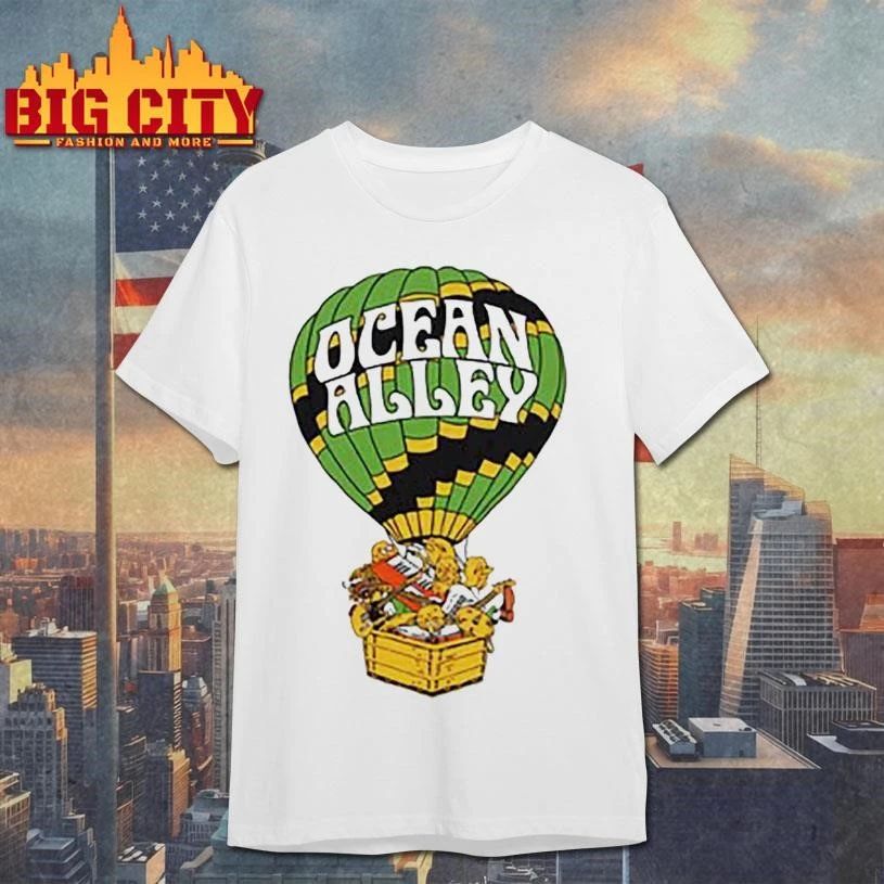 Ocean Alley Hot Air Balloon Art Work Shirt