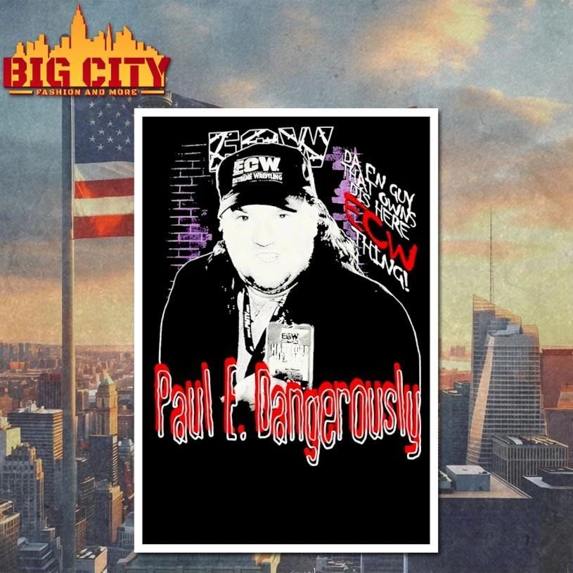 Ecw Paul Heyman Hardcore Shirt