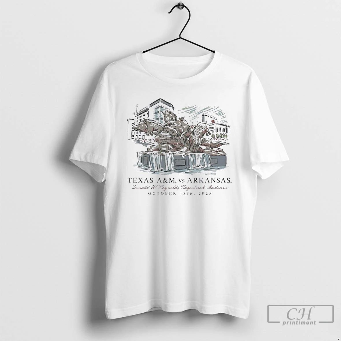 Classic October 18 Arkansas Vs Texas Am Game Day 2025 T Shirts