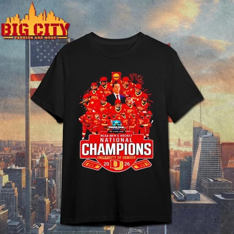 Denver Pioneers Men’s Ice Hockey 10X National Champions all team Shirt