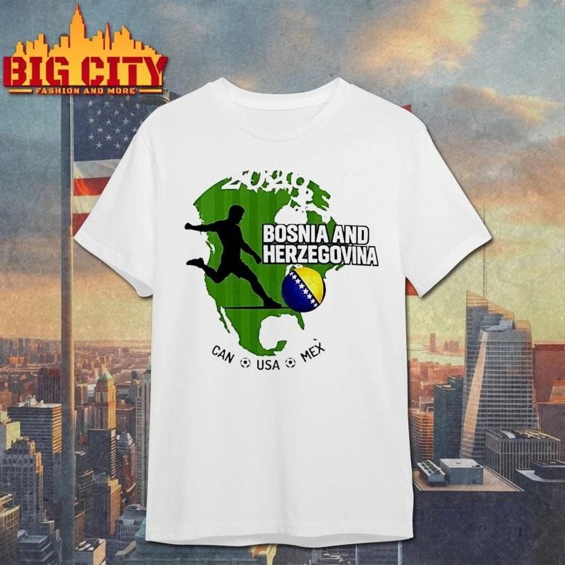 Bosnia And Herzegovina Football 2026 Can Usa Mex Graphic Shirt