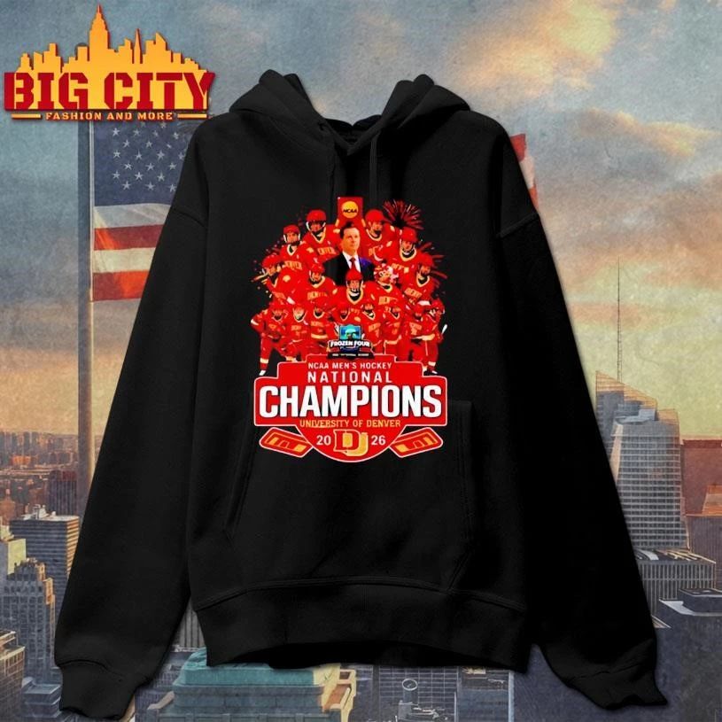 Denver Pioneers Men’s Ice Hockey 10X National Champions all team Shirt