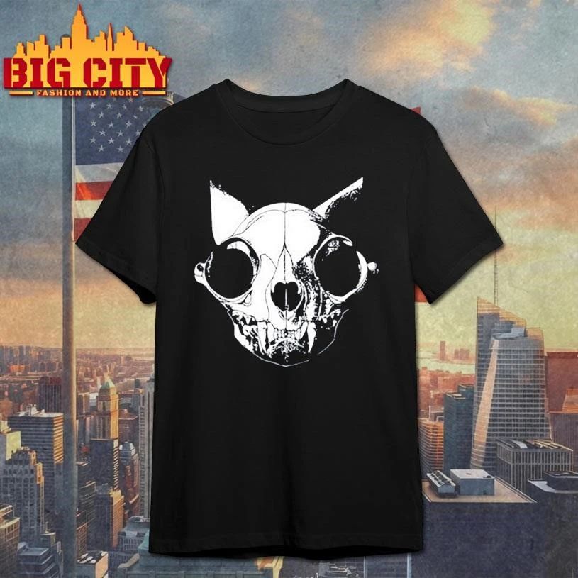 Cat skull logo heavyweight Graphic Shirt