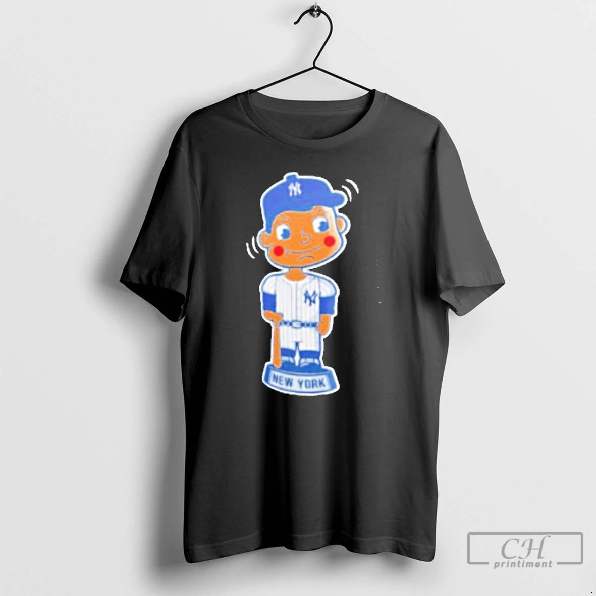 Classic New York Yankees Pop Fly Cartoon T Shirts