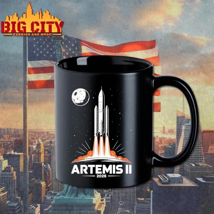 Artemis II 2026 Launch To The Moon Space Shirt