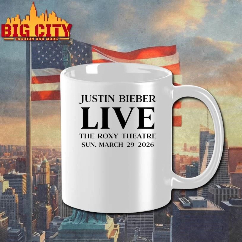 Justin Bieber Live The Roxy Theatre Sun March 29 2026 Shirt