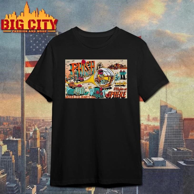 Phish Apr 16-May 2 2026 Sphere Las Vegas, NV Poster Shirt