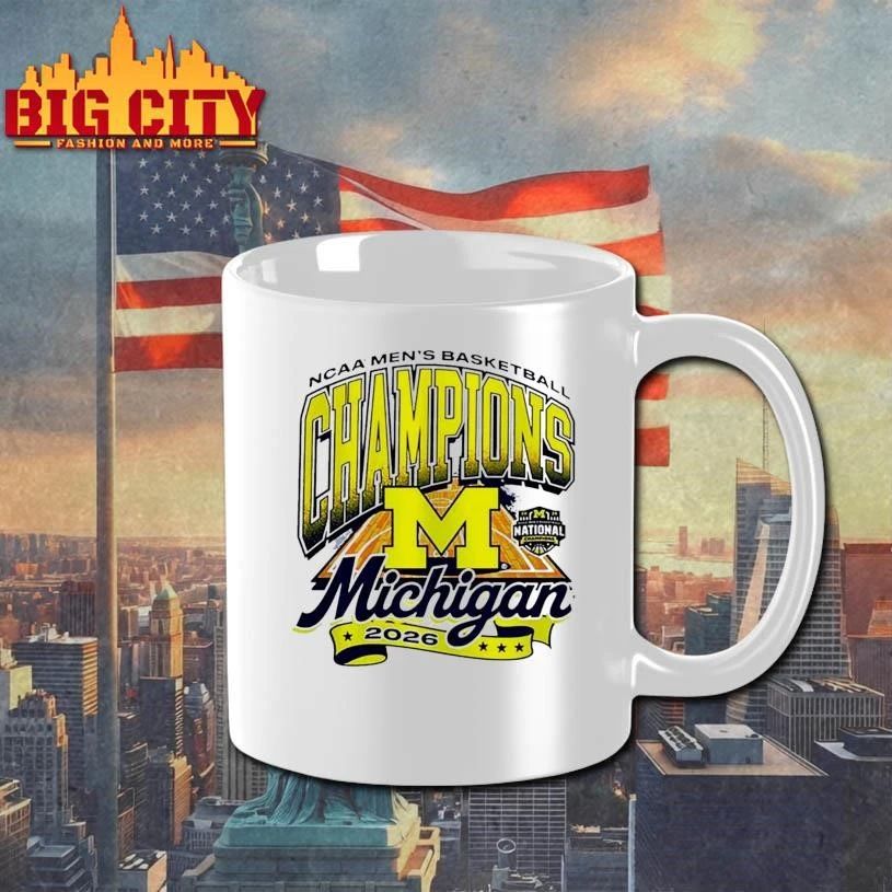 Michigan Wolverines 2026 Men’s Basketball National Champions stadium Shirt