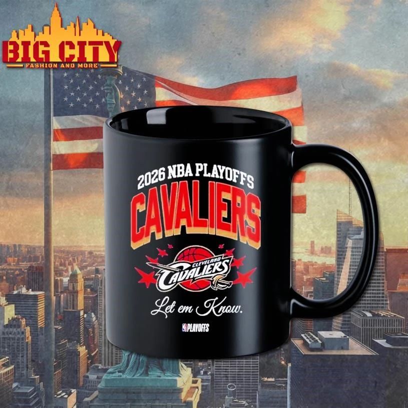 Cleveland Cavaliers Let Em Know 2026 NBA Playoffs Star Graphic Shirt
