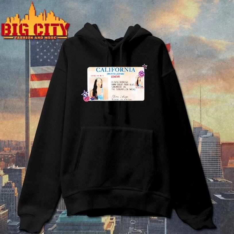 Olivia Rodrigo Drivers License 5 Year Anniversary Graphic Shirt