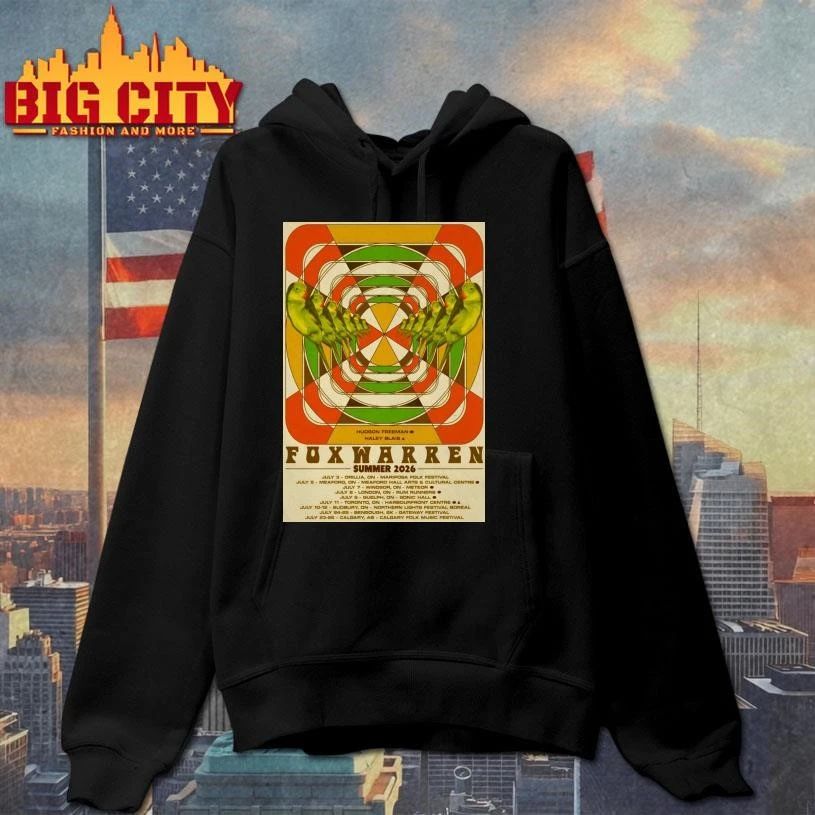 Foxwarren Summer Tour 26 Poster Shirt