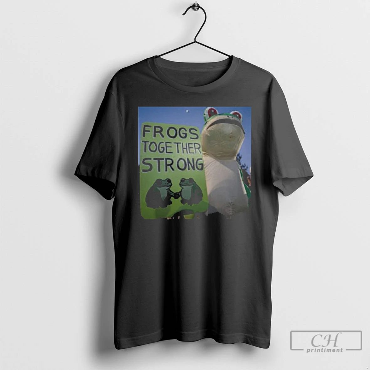 Classic Anti Trump Portland Frog Frogs Together Strong Protest Abolish Ice T Shirts