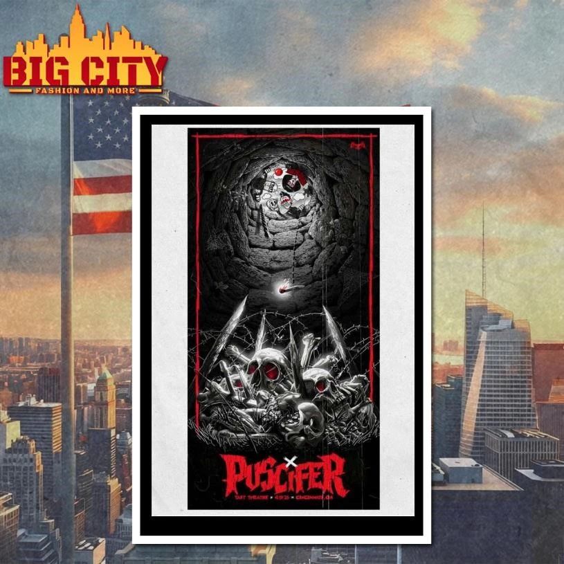 Puscifer Cincinnati OH Tour On Apr 19 2026 Poster Shirt